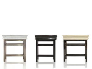 JORDAN - Floor-standing stainless steel vanity unit - Washbasin cabinet by WatermarkFixtures