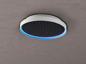 659.32.305 - LED ceiling mounted round stainless steel overhead shower - Shower by WEISS-STERN