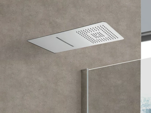 BLADE - Wall-mounted stainless steel overhead shower - Shower by WEISS-STERN