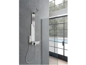 MARMOLADA - Wall-mounted shower panel with hand shower - Shower panel by WEISS-STERN
