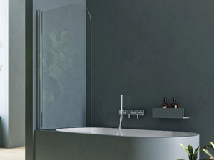 MARTE 2.1 - Folding glass bathtub wall panel - Paneling by WEISS-STERN