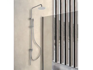 TOKYO - Wall-mounted shower panel with hand shower - Shower panel by WEISS-STERN