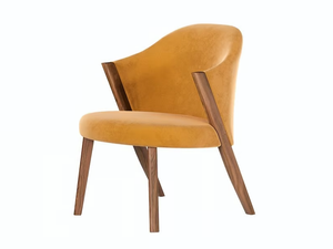 CARAVELA - Fabric easy chair with armrests - Armchair by Wewood