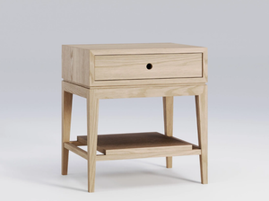 CRIADO-MUDO - Oak bedside table with drawers - Side table by Wewood