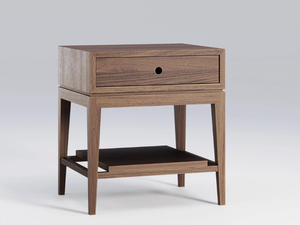 CRIADO-MUDO - Walnut bedside table with drawers - Side table by Wewood