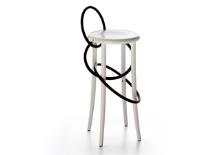 CIRQUE - High wooden barstool - Stool by Wiener GTV Design