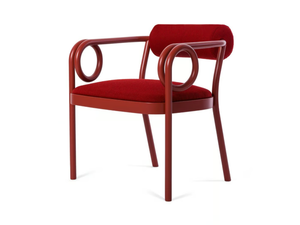LOOP - Easy chair with armrests - Armchair by Wiener GTV Design