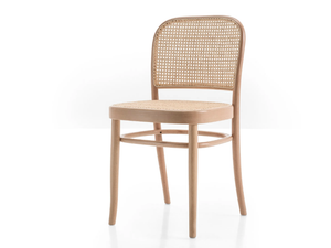 N. 811 - Beech and woven cane chair - Chair by Wiener GTV Design