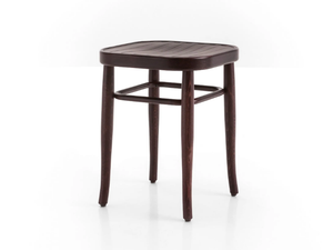 VIENNA 144 - Low beech stool - Stool by Wiener GTV Design