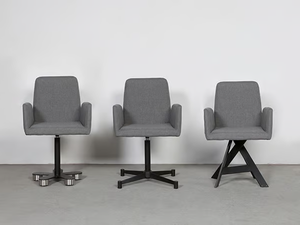 VARIOS - ART620 - Fabric chair with armrests - Chair by Wissmann raumobjekte