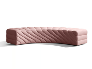ADAGIO - Upholstered fabric bench - Bench by Wittmann