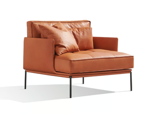 FAME - Leather armchair with armrests - Armchair by Wittmann