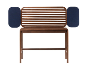 BUD - Rectangular solid wood writing desk with drawers - Desk by Woak