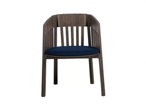 DUOMO - Solid wood chair with integrated cushion - Accessories by Woak