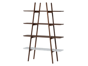 MALIN - Open solid wood shelving unit - Cabinet by Woak