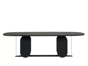 WHERRY - Oval wooden dining table - Table by Woak