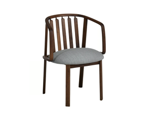 WHERRY - Wooden chair with armrests - Chair by Woak