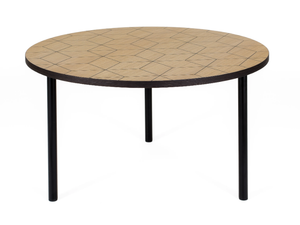 ARTY 70 TRIANGLE - Round wood veneer coffee table - Coffee table by Woodman