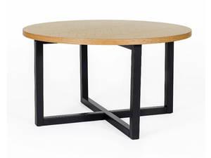 CAMDEN - Round wood veneer coffee table - Coffee table by Woodman