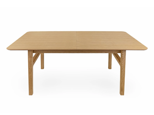 CURVED - Extending oak dining table - Table by Woodman