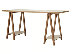 HIGHBURY - Rectangular melamine-faced chipboard writing desk - Desk by Woodman