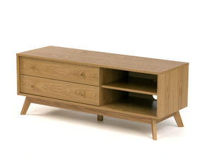 KENSAL - Wood veneer TV cabinet with drawers - Cabinet by Woodman