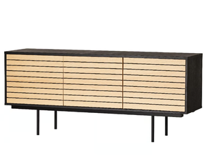 STRIPE - Chipboard sideboard with doors - Cabinet by Woodman