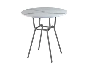 INVERSO - Round laminate table - Table by XLINE