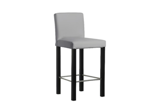 ALESSIA - High leather stool with footrest - Stool by XVL