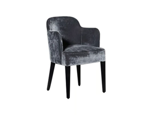 AMAL - Fabric chair with armrests - Chair by XVL
