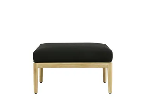 AUSTIN - Rectangular teak garden footstool - Pouf by XVL