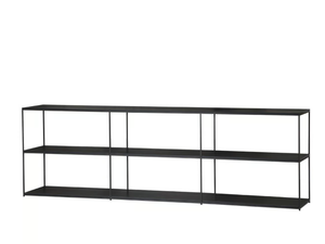 IVY - Freestanding bookcase with wooden and metal shelves - Cabinet by XVL