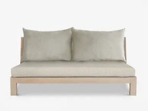 MALIBU - 2 seater teak garden sofa - Sofa by XVL