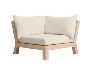 MALIBU - Corner teak garden armchair - Armchair by XVL