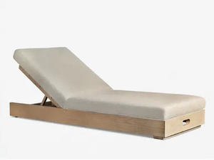 MALIBU - Recliner teak sun lounger - Armchair by XVL