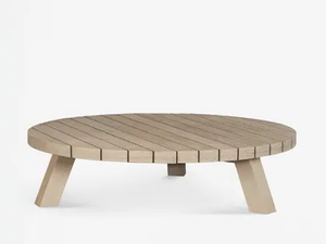 MALIBU - Round teak coffee table - Side table by XVL