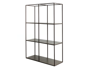 SHIRA - Wall-mounted metal bookcase - Cabinet by XVL