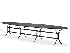 ARABESQUE - Oval metal table - Table by YDF