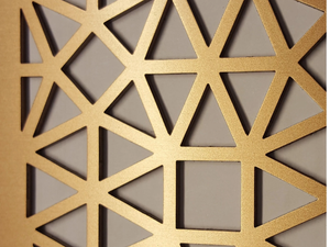 Brass room divider - Custom brass room divider - Screens by YDF