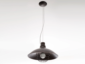 OFFICINA - Iron pendant lamp - Ceiling lamp by ZAVA