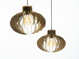 SLICES XL - Metal pendant lamp - Ceiling lamp by ZAVA