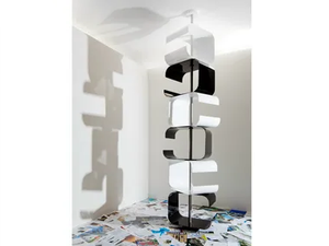 TICO BIG - Sectional floor-ceiling mounted bookcase - Cabinet by ZAVA