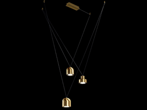 ZERO2 - Brass pendant lamp - Ceiling lamp by ZAVA