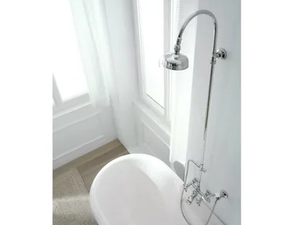 800 - Wall-mounted shower panel with hand shower - Shower panel by ZAZZERI