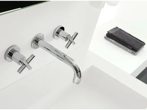 DA-DA - 3 hole wall-mounted washbasin tap - Tap by ZAZZERI