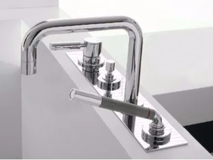 DA-DA - 4 hole bathtub set with hand shower - Tap by ZAZZERI