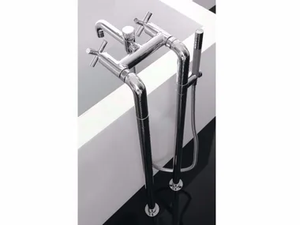 DA-DA - Floor standing bathtub tap with hand shower - Tap by ZAZZERI