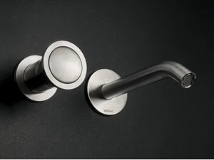 JK21 - 2 hole stainless steel washbasin tap - Tap by ZAZZERI