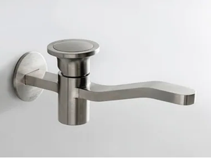 JK21 - Wall-mounted stainless steel washbasin tap - Tap by ZAZZERI