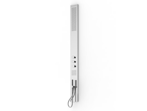 OBLIQUA - Thermostatic stainless steel shower panel - Shower panel by ZAZZERI
